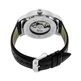 Reign Belfour Automatic Skeleton Leather-Band Watch - Silver REIRN3601