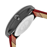 Simplify The 3000 Leather-Band Watch - Red SIM3002