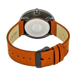 Simplify The 3000 Leather-Band Watch - Orange SIM3003