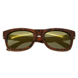 Spectrum Peralta Wood Polarized Sunglasses - Orange/Gold SSGS103GD