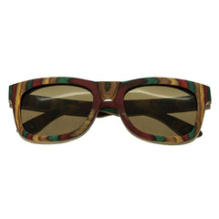 Spectrum Moriarty Wood Polarized Sunglasses - Multi/Brown SSGS107BN