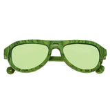 Spectrum Morrison Wood Polarized Sunglasses - Green/Green SSGS108GY