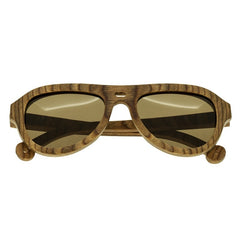 Spectrum Marzo Wood Polarized Sunglasses - Brown/Brown SSGS109BN