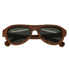 Spectrum Stroud Wood Polarized Sunglasses - Orange/Black
