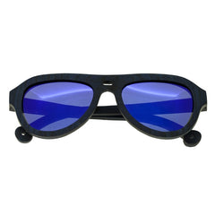 Spectrum Machado Wood Polarized Sunglasses - Blue/Blue SSGS113BL