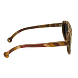 Spectrum Fanning Wood Polarized Sunglasses - Multi/Gold SSGS114GD