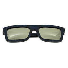 Spectrum Knox Wood Polarized Sunglasses - Blue/Silver SSGS115SR