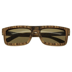 Spectrum Burrow Wood Polarized Sunglasses - Brown/Brown