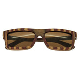 Spectrum Parkinson Wood Polarized Sunglasses - Cherry Zebra/Brown SSGS121BN