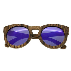 Spectrum Flores Wood Polarized Sunglasses -Brown/Purple SSGS127PU