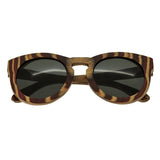 Spectrum Dorian Wood Polarized Sunglasses - Cherry Zebra/Black SSGS128BK