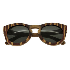 Spectrum Dorian Wood Polarized Sunglasses - Cherry Zebra/Black
