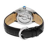 Empress Antoinette Automatic MOP Leather-Band Watch - Silver/White EMPEM1401