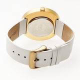 Simplify The 4100 Leather-Band Watch - Gold/White SIM4104
