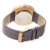 Simplify The 4100 Leather-Band Watch - Rose Gold/Purple SIM4105