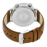 Simplify The 3300 Leather-Band Watch - Brown/Navy SIM3303