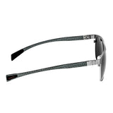 Breed Templar Titanium Polarized Sunglasses - Silver/Black BSG035SR