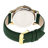 Simplify The 4300 Leather-Band Watch w/Date - Gold/Green SIM4305