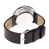 Simplify The 4500 Leather-Band Watch - Silver/Black SIM4501