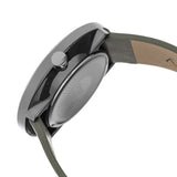 Simplify The 4400 Leather-Band Watch - Gunmetal/Grey SIM4405