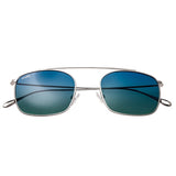 Simplify Collins Polarized Sunglasses - Silver/Blue-Green SSU104-SR