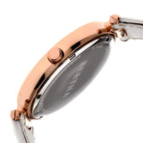 Bertha Elizabeth Unique Bezel Leather-Band Watch - Rose Gold/Coral BTHBR6606