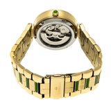 Empress Catherine Automatic Hammered Dial Bracelet Watch - Green EMPEM1903