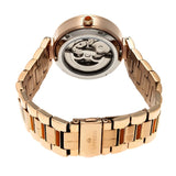 Empress Catherine Automatic Hammered Dial Bracelet Watch - Orange EMPEM1904