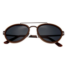Breed Gemini Titanium Polarized Sunglasses - Brown/Black