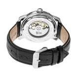 Reign Kahn Automatic Skeleton Leather-Band Watch - Silver REIRN4303