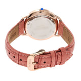 Bertha Abby Swiss Leather-Band Watch - Rose Gold/Coral BTHBR6807