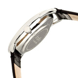 Simplify The 4900 Leather-Band Watch w/Date - Silver/Black SIM4902