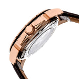 Reign Philippe Automatic Skeleton Leather-Band Watch - Rose Gold/Black REIRN4606
