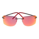 Breed Aero Polarized Sunglasses -Black/Red-Yellow BSG041BK