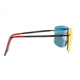 Breed Aero Polarized Sunglasses -Black/Red-Yellow BSG041BK