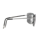 Breed Aero Polarized Sunglasses - Silver/Black BSG041SL