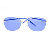 Breed Adhara Polarized Sunglasses - Gold/Blue BSG043GD