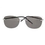 Breed Adhara Polarized Sunglasses - Silver/Black BSG043SL