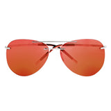 Breed Luna Polarized Sunglasses - Gunmetal/Red-Yellow BSG044GM