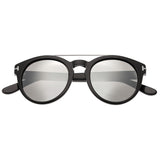 Bertha Ava Polarized Sunglasses - Black/Silver BRSBR011S