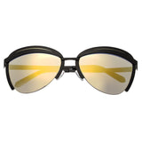 Bertha Aubree Polarized Sunglasses - Black/Yellow BRSBR017B