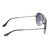 Bertha Brooke Polarized Sunglasses - Black/Black BRSBR018B