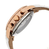 Empress Beatrice Automatic Skeleton Dial Leather-Band Watch w/Day/Date - Rose Gold/White EMPEM2005