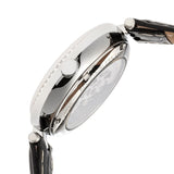 Empress Stella Automatic Semi-Skeleton Dial Leather-Band Watch - Black EMPEM2102