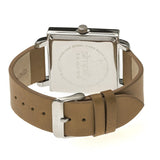 Simplify The 5000 Leather-Band Watch - Khaki/White SIM5005