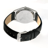Crayo Graffiti Leather-Band Watch - Silver/Black CRACR4001