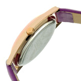 Crayo Graffiti Leather-Band Watch - Rose Gold/Purple CRACR4006