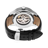 Reign Dantes Automatic Skeleton Dial Leather-Band Watch - Silver REIRN4703