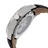 Reign Dantes Automatic Skeleton Dial Leather-Band Watch - Silver/Black REIRN4704