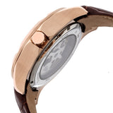 Reign Dantes Automatic Skeleton Dial Leather-Band Watch - Rose Gold/Brown REIRN4706